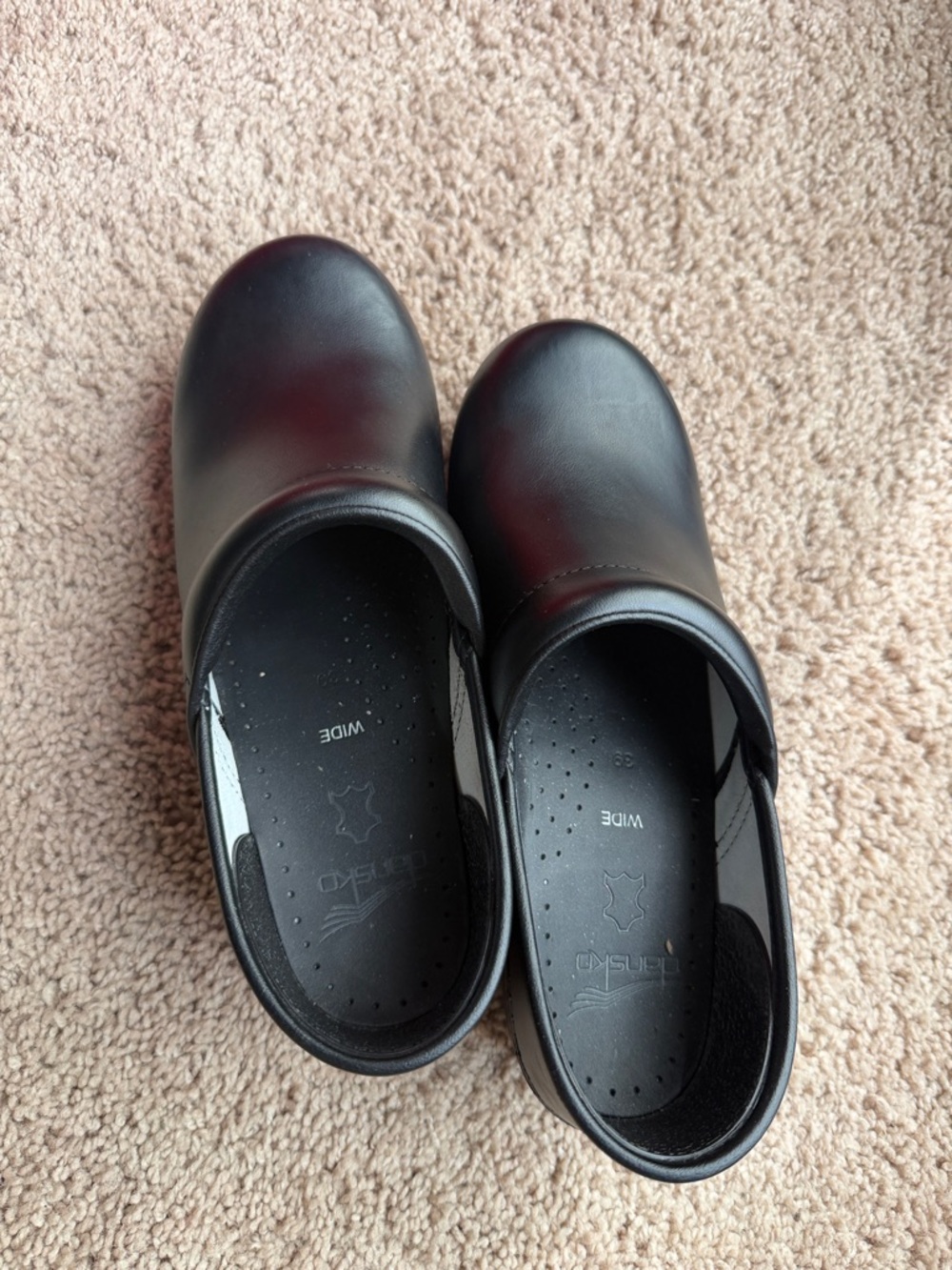 Dansko Slip-On Clogs - Wide Fit 39